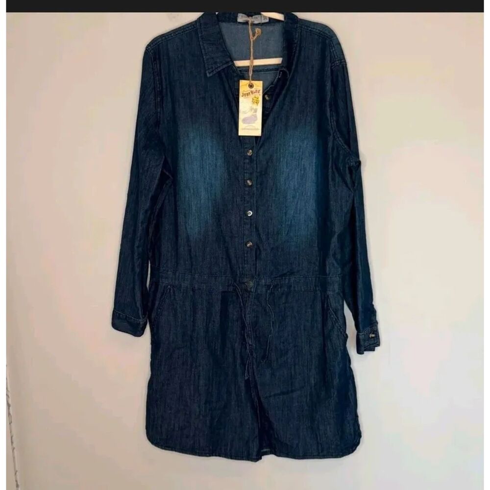 New With Tags 3X Judy Blue Denim Romper